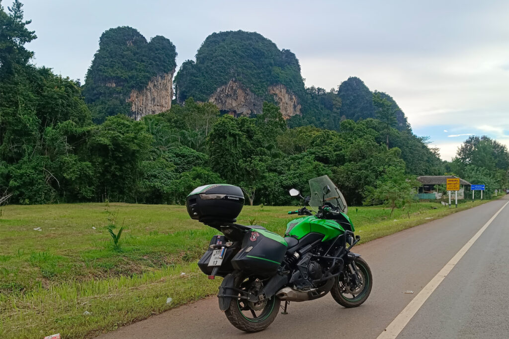 Kawasaki Versys 650 - what more do you need to explore Krabi, Thailand