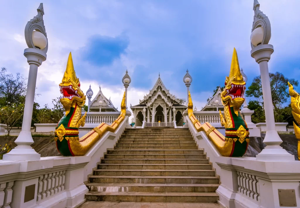Visit the beautiful temple in krabitown called Wat Geaw, you'll love it!